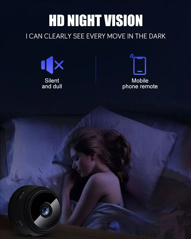 Wireless-WiFi Camera, A9 Mini Video Recorder, Security Monitoring, Intelligent Home Security