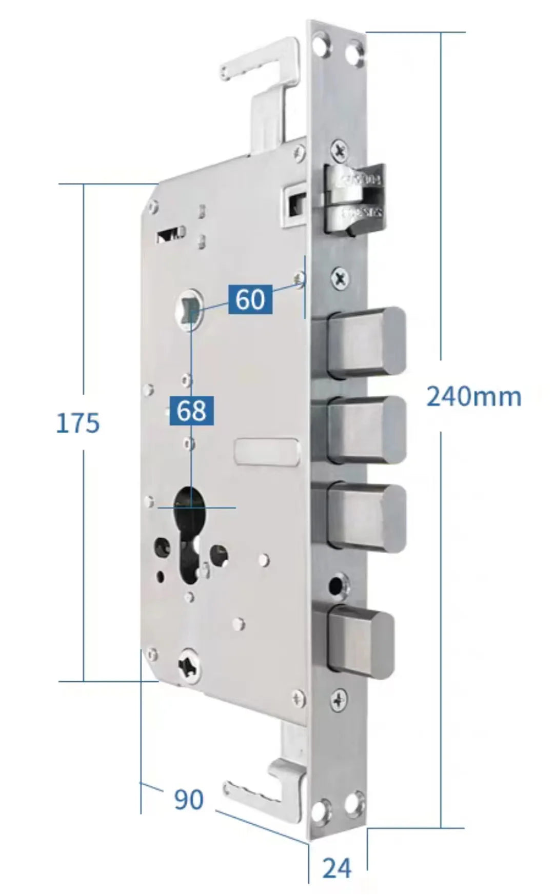 Electronic Door Lock-3D Face Recognition, Unlock Digital Door Lock With Camera FIngerprint Password Unlock Keyless