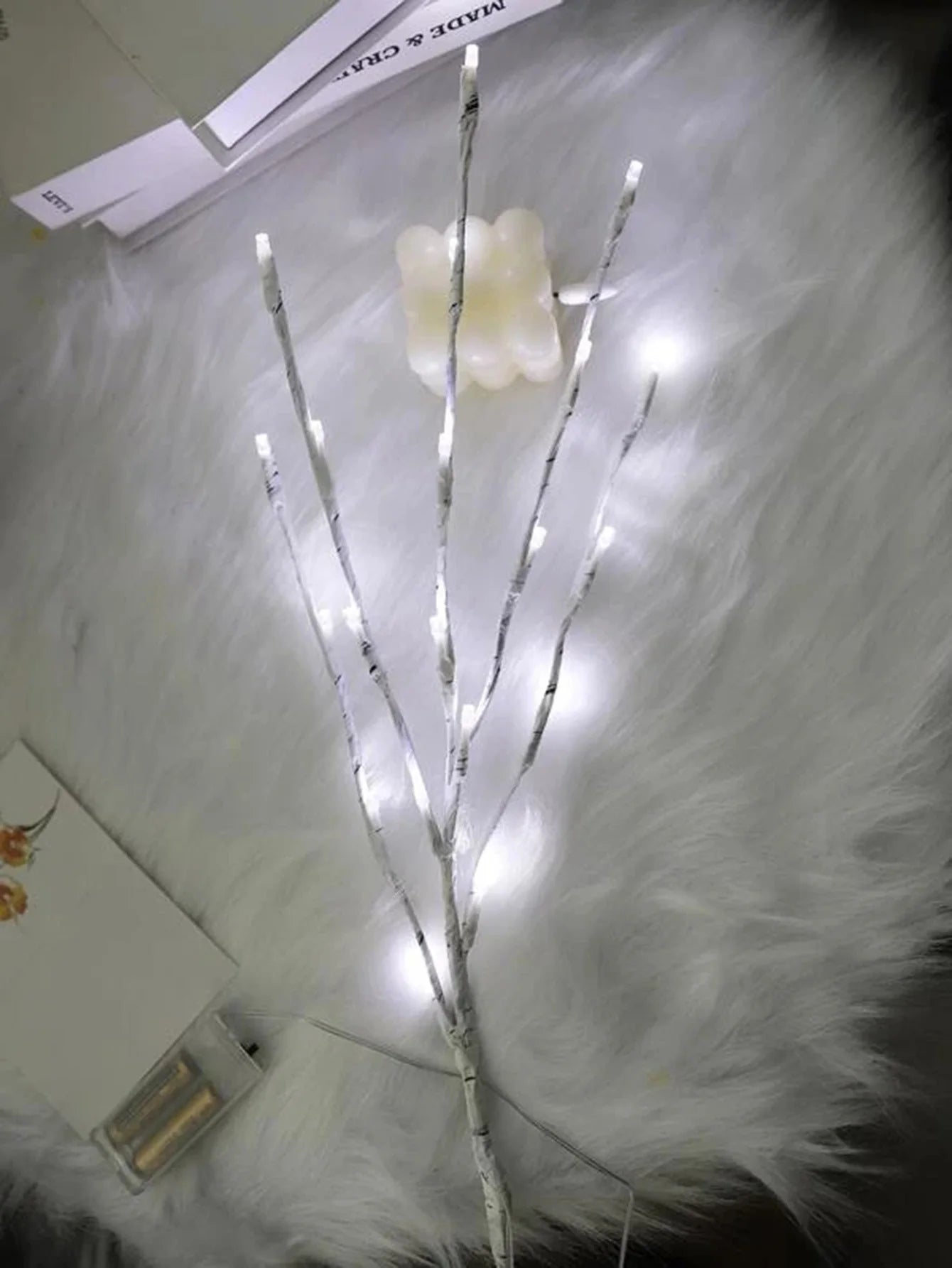 LED Branch Lights-White Birch, Battery Operated, Twig Outdoor Lights,  Decoration