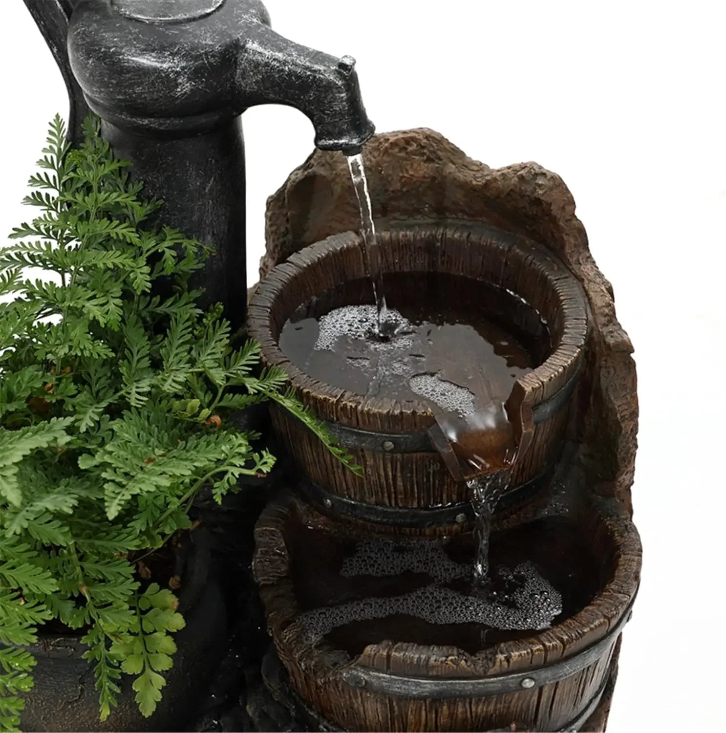 Water Fountain-Glenville Water Pump Fountain, Cascading Water Fountain