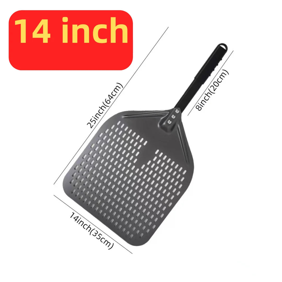 Home Kitchen: Pizza Shovel: Big Perforated Shovel Paddle - Multiple Sizes from 10 to 16 Inch