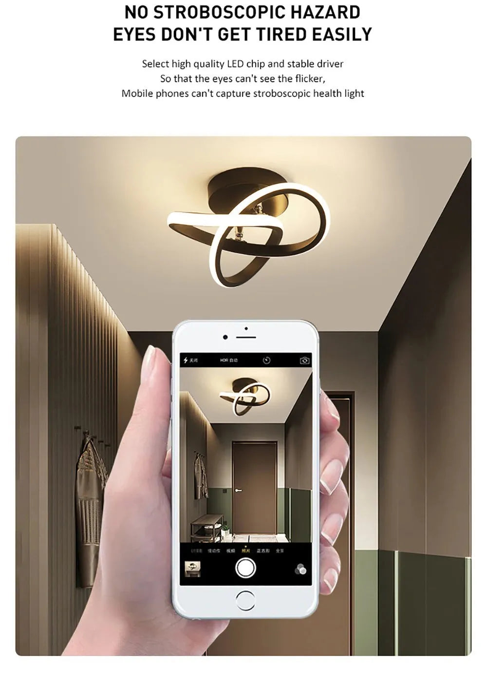LED Ceiling Lights-Strip Aisle, Modern Lamps, Minimalist Living Room, Balcony, Entrance, Staircase, Led Luster Fixtures