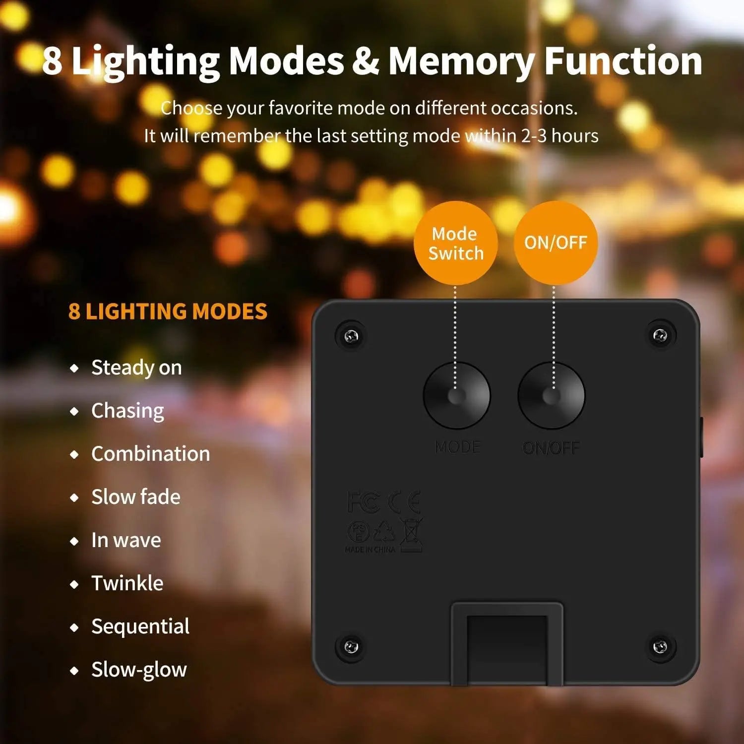 LED Solar Light-Solar Light Outdoor Lamp, String Lights, 4Pack 400 LED, Holiday, Christmas, Party, Waterproof Fairy Lights Garden Garland Copper