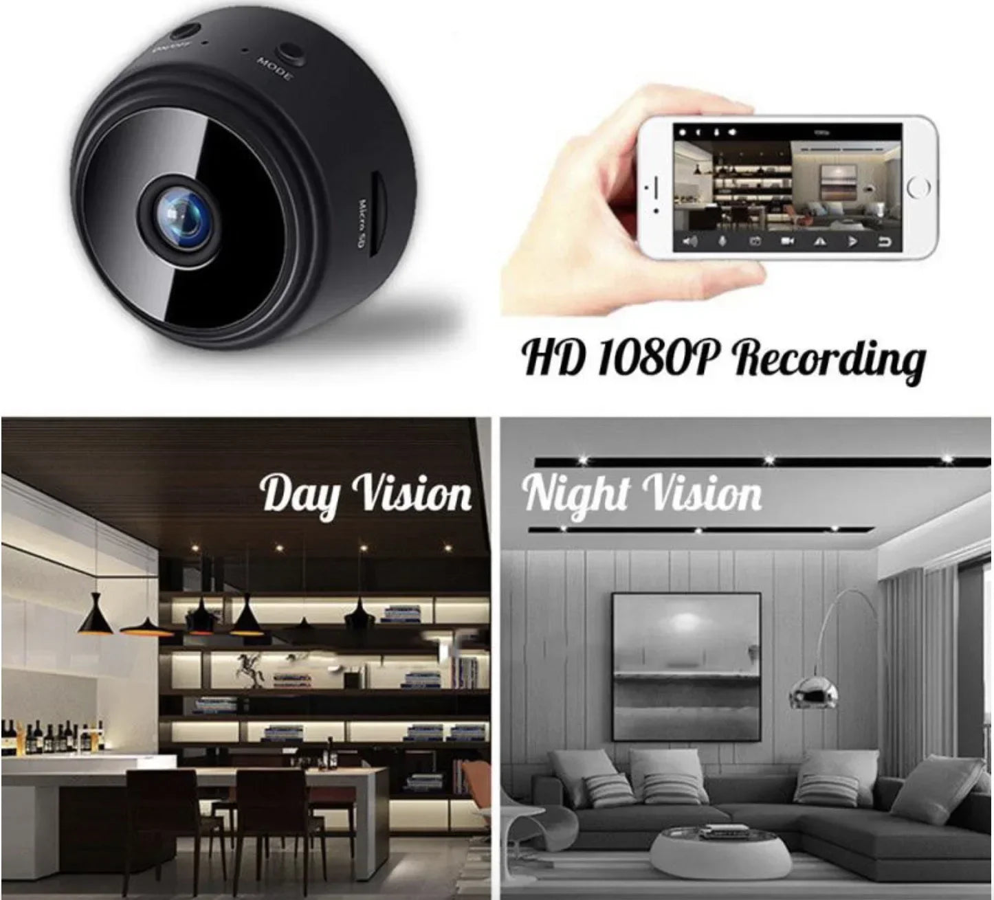 WiFi Camera – Mini Xiaomi A9 - 1080P HD Wireless Security Monitor with Night Vision & Remote Access