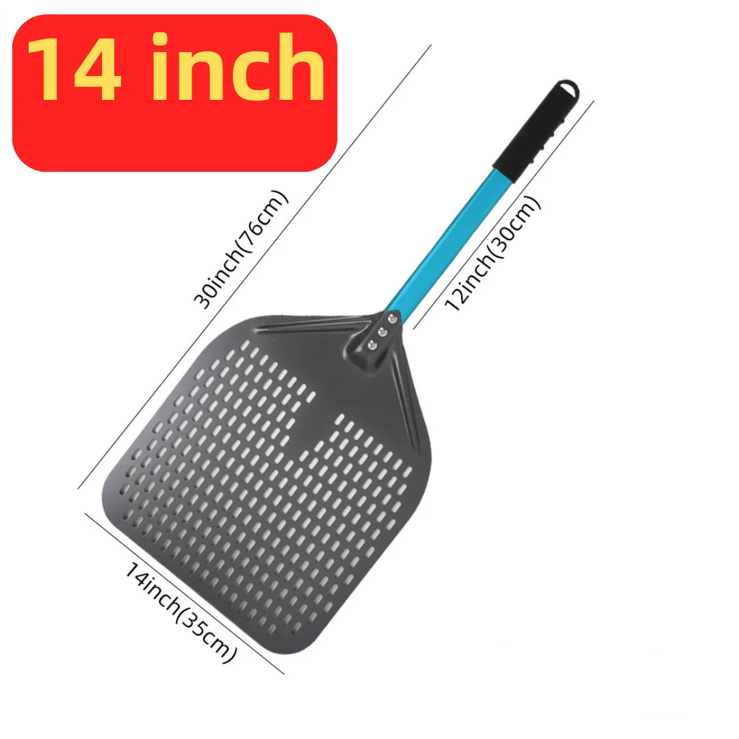 Home Kitchen: Pizza Shovel: Big Perforated Shovel Paddle - Multiple Sizes from 10 to 16 Inch