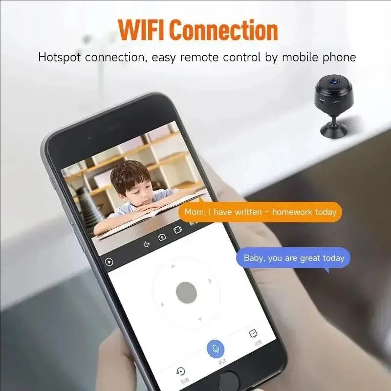 Wireless-WiFi Camera, A9 Mini Video Recorder, Security Monitoring, Intelligent Home Security