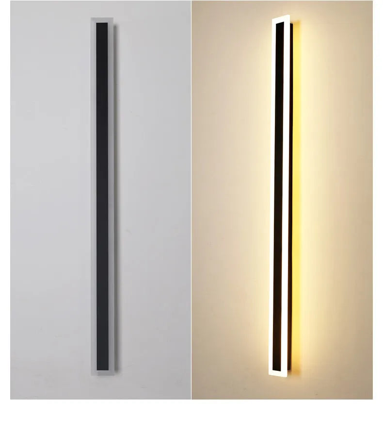 LED Wall Lamp-IP65 Waterproof, Long LED Lamp, Outdoor Wall Lamp, balcony, corridor, staircase, entrance, garden light