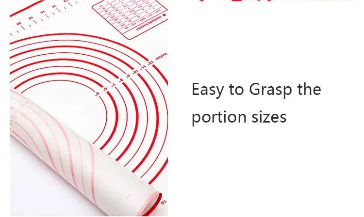 Baking Mat-Silicone Kneading Pad Dough Mat Pizza Cake Dough Maker Kitchen Cooking Grill Non-Stick Gadgets Bakeware Pastry Mat