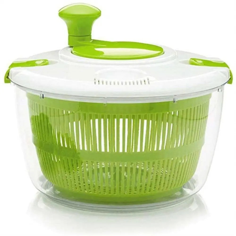 Home Kitchen: Spinner: Multifunction Manual Salad Spinner Dryer - Vegetable & Fruit Food Dehydrator