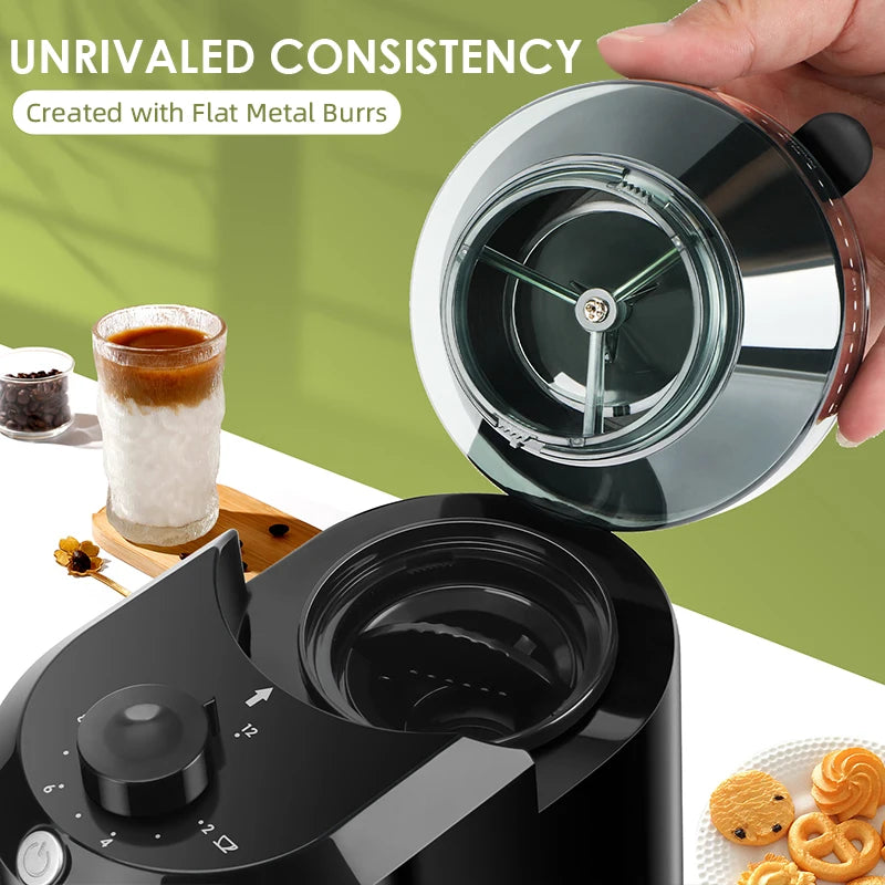 Home Kitchen: Coffee Grinder: Electric - Adjustable Burr Mill by Wancle