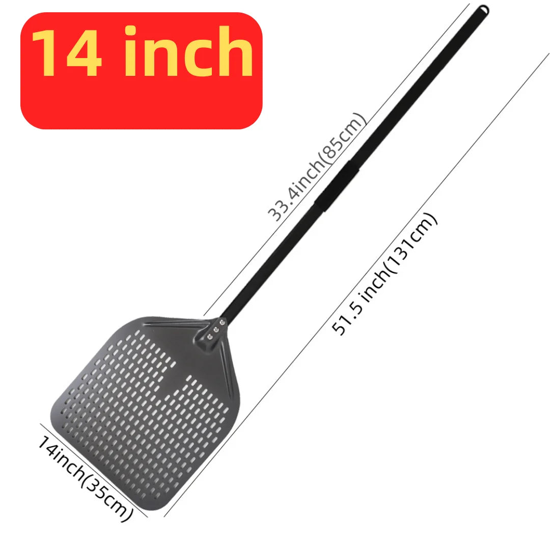 Home Kitchen: Pizza Shovel: Big Perforated Shovel Paddle - Multiple Sizes from 10 to 16 Inch