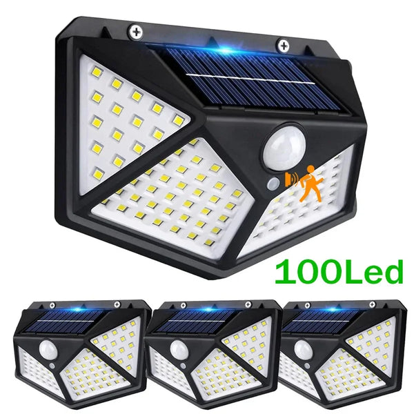 Solar-Powered LED Motion Sensor Lamp – Durable Waterproof Light for Yard, Wall & Street