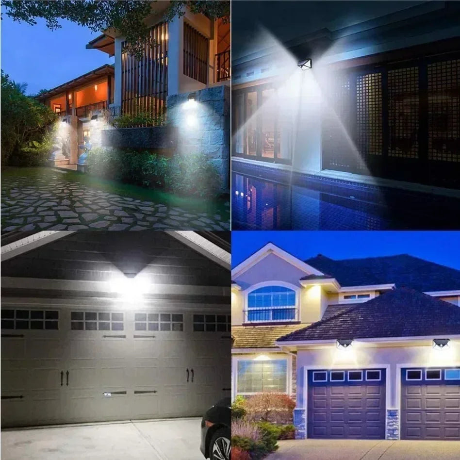 LED Solar Lights-Outdoor Waterproof External Solar Lamp Motion Sensor Garden Lights Solar Power Sunlight Yard Wall Street Light
