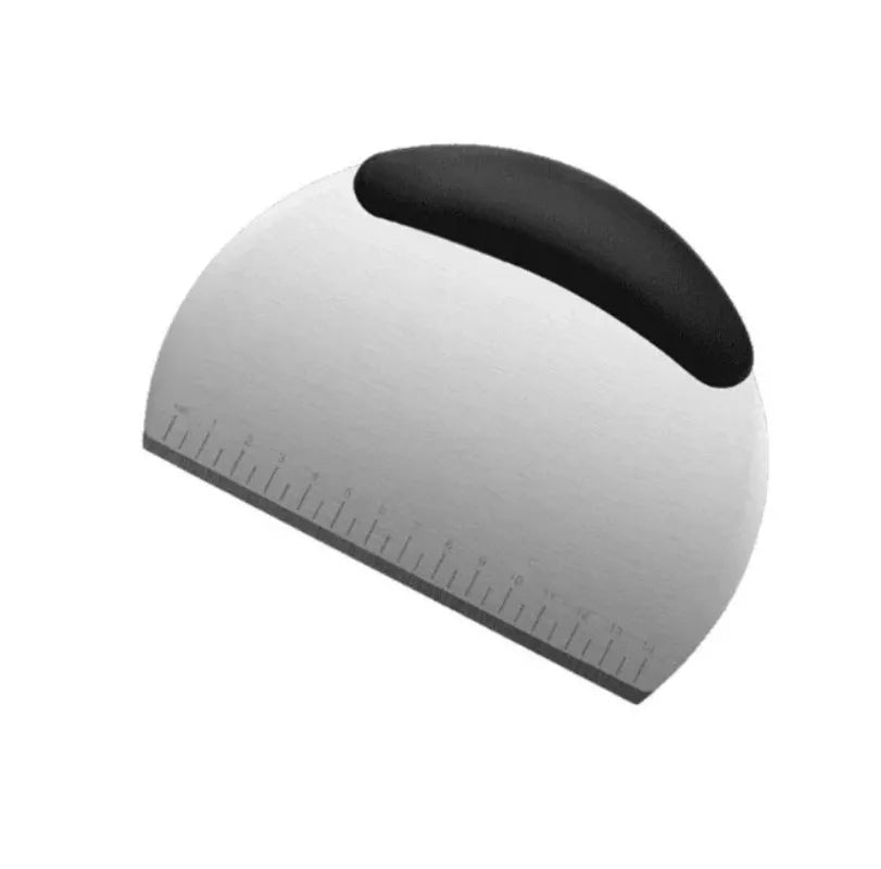 Pizza Slicer-Stainless Steel, Dough Scraper, Pastry Cutter, Ergonomic Handle, Baking Kitchen Tools