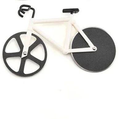 Home Kitchen: Pizza Cutter: Stainless Steel Bicycle Shape Wheel Roller - Fun & Functional Kitchen Tool