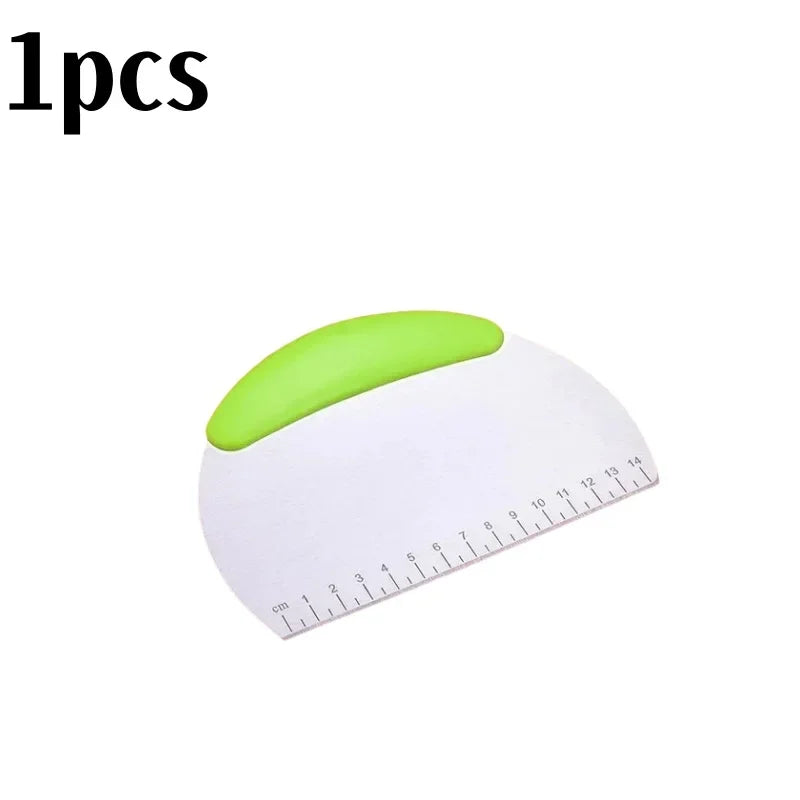 Pizza Slicer-Stainless Steel, Dough Scraper, Pastry Cutter, Ergonomic Handle, Baking Kitchen Tools