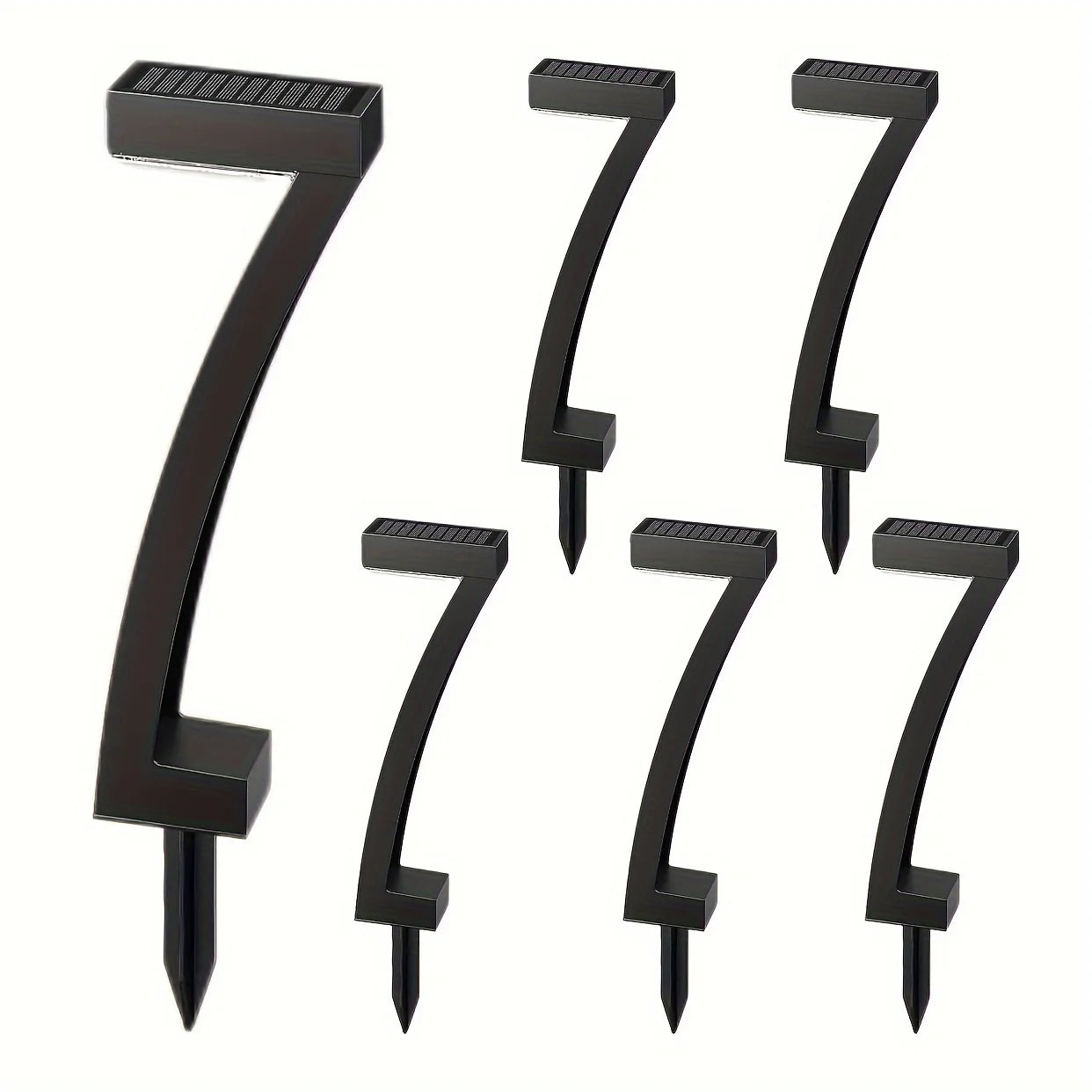 Solar-Powered LED Pathway - Garden Lights Bright, Waterproof, Auto On/Off for Yard & Pathway (6 Pack)