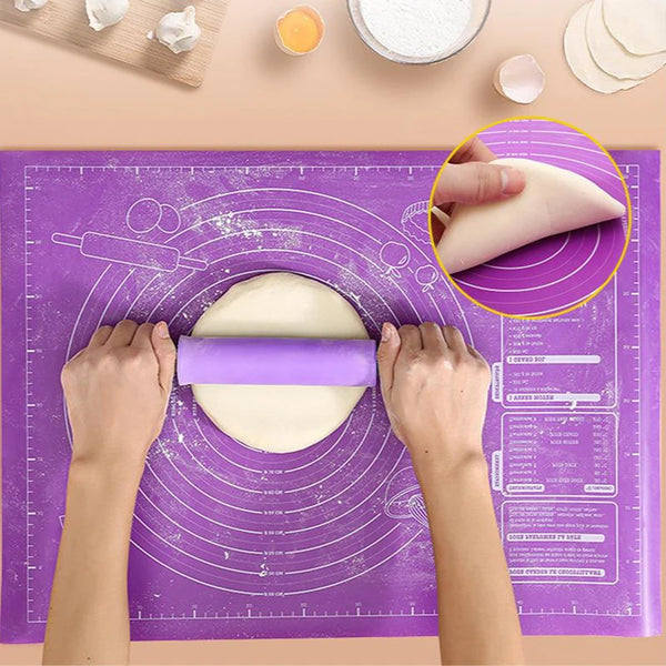 Kitchen Accessories-Silicone Baking Mats, Sheet Pizza Dough, Non-Stick, Maker Holder Pastry Kitchen Accessories, Cooking Tools Utensils, Bakeware Gadget