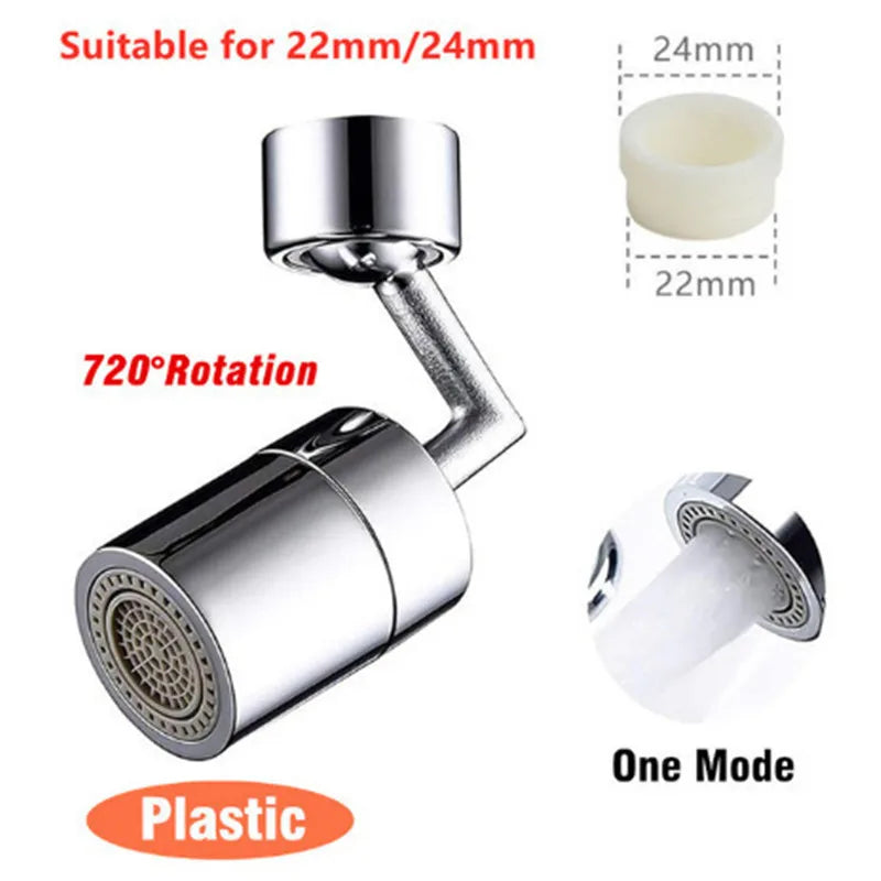 Home Kitchen: Faucet Aerator: Anti-Splash - Universal 720° Rotatable Sprayer - Water-Saving - Nozzle, Extender for Kitchen & Bathroom