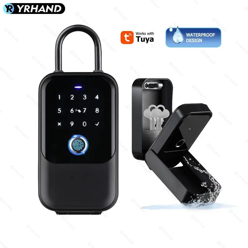 Electronic Lock-Bluetooth Smart, Lock Box Home Key, Wireless, Smart lock Box, Electronic Key Box App, Digital Code Bluetooth Key Safe Padlock for Host, TTlock Smartkey