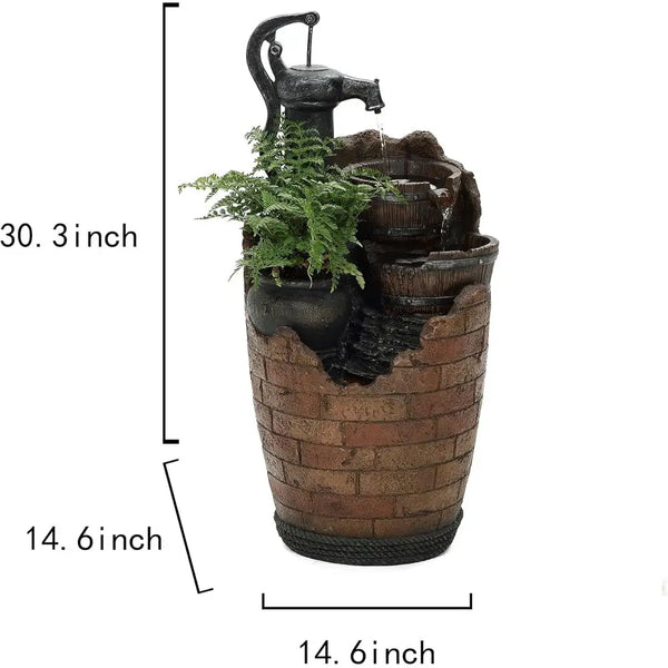 Water Fountain - Glenville Water Pump, Cascading