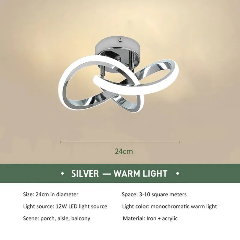 LED Ceiling Lights-Strip Aisle, Modern Lamps, Minimalist Living Room, Balcony, Entrance, Staircase, Led Luster Fixtures