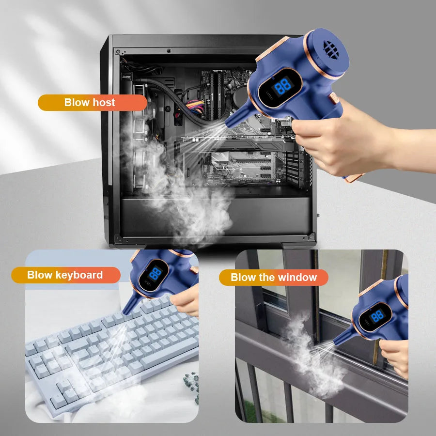 Wireless Car Vacuum Cleaner ABS-Power Household Cleaning Machine Mini Carpet Cleaner