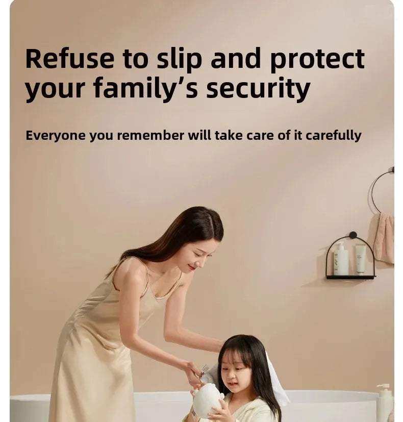 Bath Mat-Chenille, Encrypted Thickened, Short Plush, Strong Water-absorbent, Non-slip Bathroom Rug Carpet