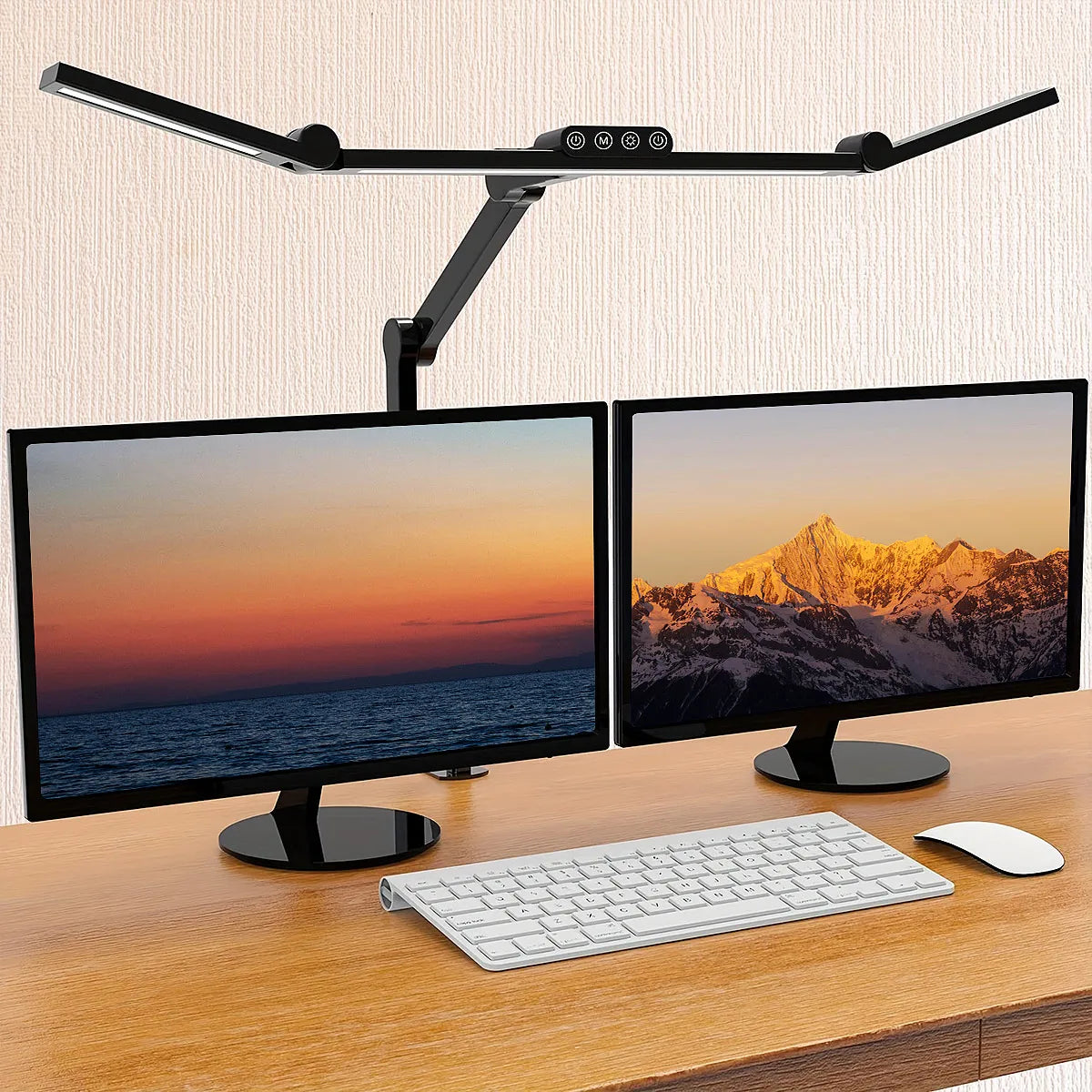 LED Desk Lamp – Architect with Clamp – Auto-Dimming 24W Ultra Bright Light for Office & Study