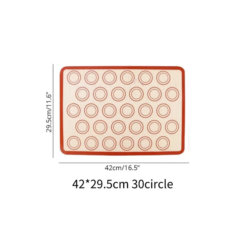 Baking Mat-Silicone Kneading Pad Dough Mat Pizza Cake Dough Maker Kitchen Cooking Grill Non-Stick Gadgets Bakeware Pastry Mat