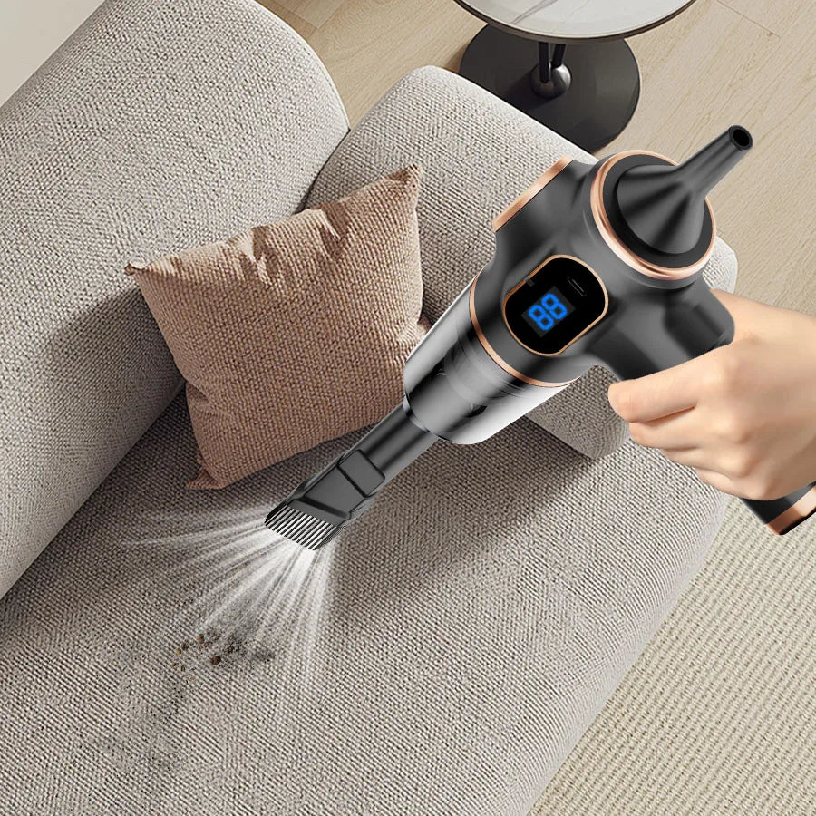 Wireless Car Vacuum-NEW ABS Car Vacuum Cleaner, High-Power, Household Cleaning Machine, Mini Vacuum, Carpet, Cleaner Home Appliance, Sofa, Office
