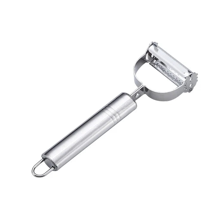 Home Kitchen: Utensil: Vegetable Peeler Stainless Steel Double-Head Peeler Multi-Function Fruit and Vegetable Peeler | Household Melon Planer