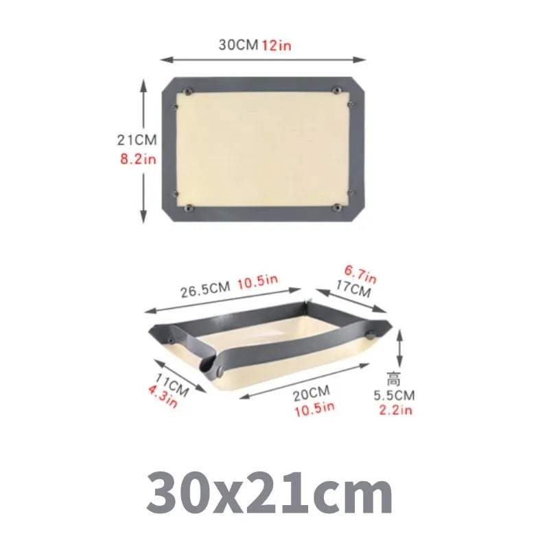 Baking Mat-Silicone Kneading Pad Dough Mat Pizza Cake Dough Maker Kitchen Cooking Grill Non-Stick Gadgets Bakeware Pastry Mat