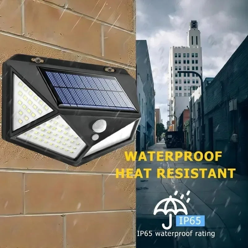 Outdoor Lighting: LED Multifunctional Light - Solar Powered - Waterproof Spotlight with Motion Sensor