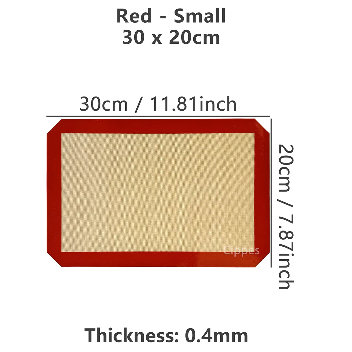 Baking Mat-Silicone Baking Mat, Thin 0.4mm, Reusable Non Stick, Heat Resistant, Bakeware Sheets Liner, Baking Tools for Cookie