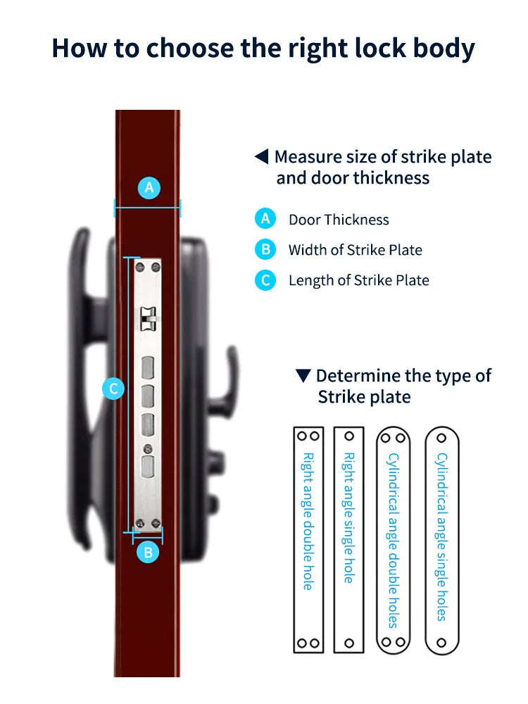 Electronic Door Lock-3D Face Recognition, Unlock Digital Door Lock With Camera FIngerprint Password Unlock Keyless