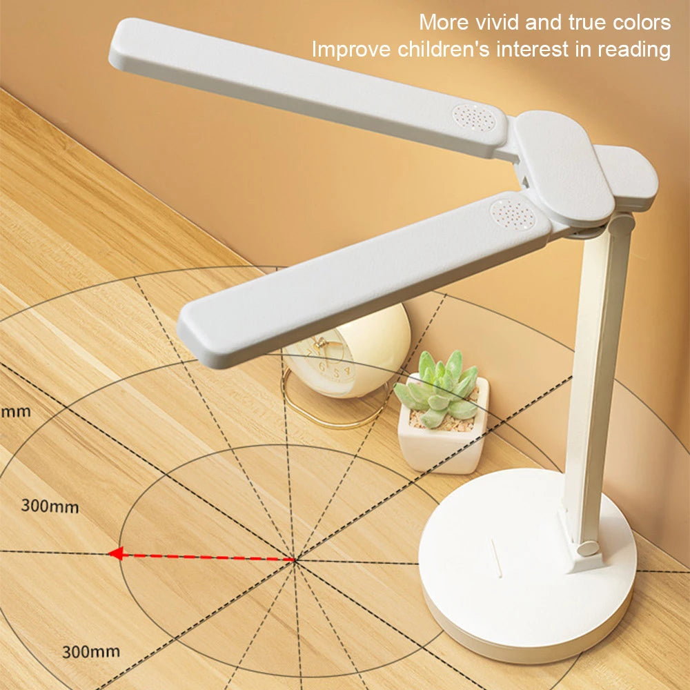 Home Decor: Lighting: LED Table Lamp - USB or Rechargeable - 3 Levels - Dimmable Touch - Night Light - Eye Protection - Foldable