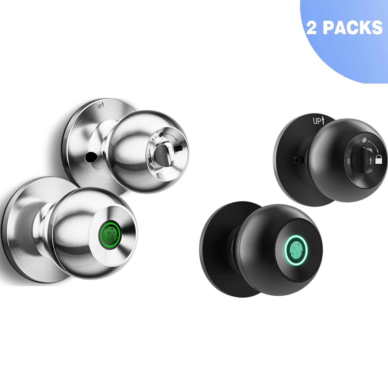 Bluetooth Smart Door Lock by CIEPOJIET – Keyless Fingerprint & Tuya App Unlock