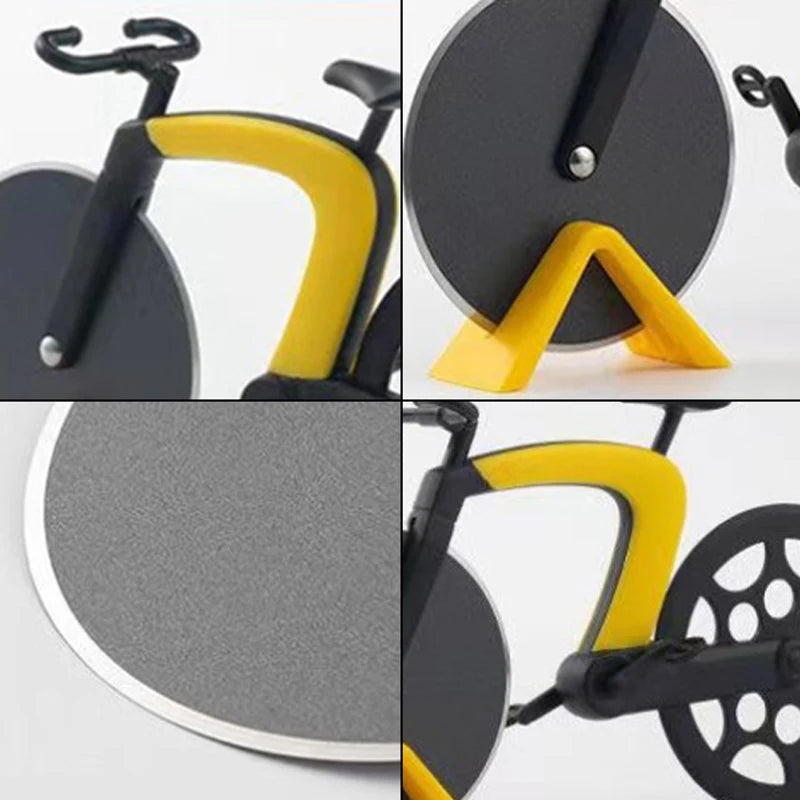 Pizza Cutter-Stainless Steel, Bicycle Shape, Wheel Bike Roller, Pizza Slicer, Pizza Cutting, Kitchen Tools