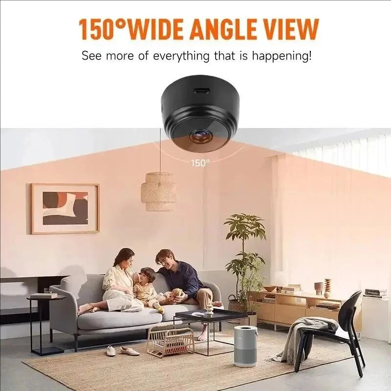 Wireless-WiFi Camera, A9 Mini Video Recorder, Security Monitoring, Intelligent Home Security