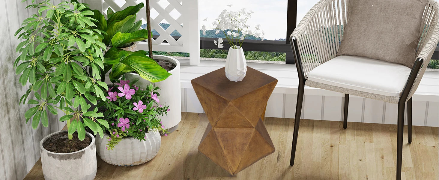 Accent Table-Outdoor Weight Concrete, Side Table, Indoor Sofa, Side Table, Patios, Plant Stand, Accent Table, Garden Stool, End Table