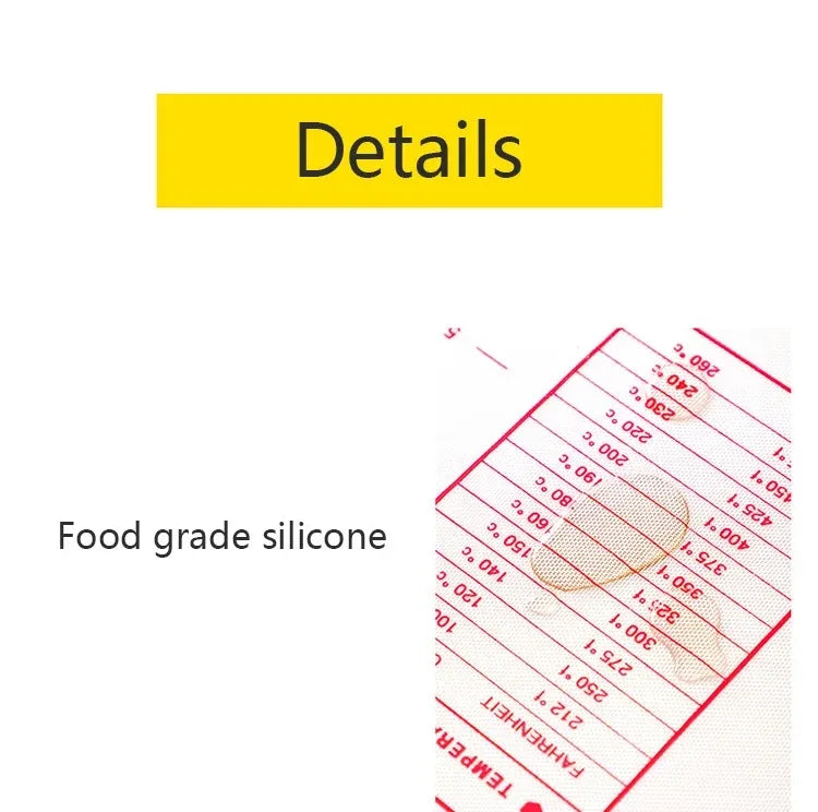Baking Mat-Silicone Kneading Pad Dough Mat Pizza Cake Dough Maker Kitchen Cooking Grill Non-Stick Gadgets Bakeware Pastry Mat