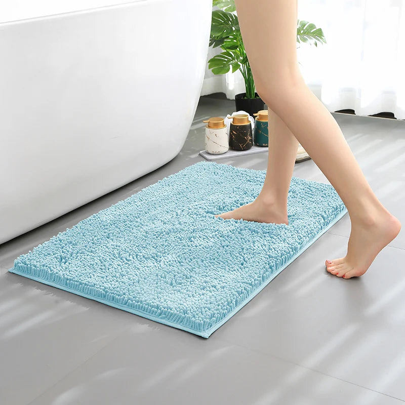 Home Decor: Floor Mat: Bath Mat - Ultra-Soft Chenille - 6 Colors 16x24in (40x60cm)