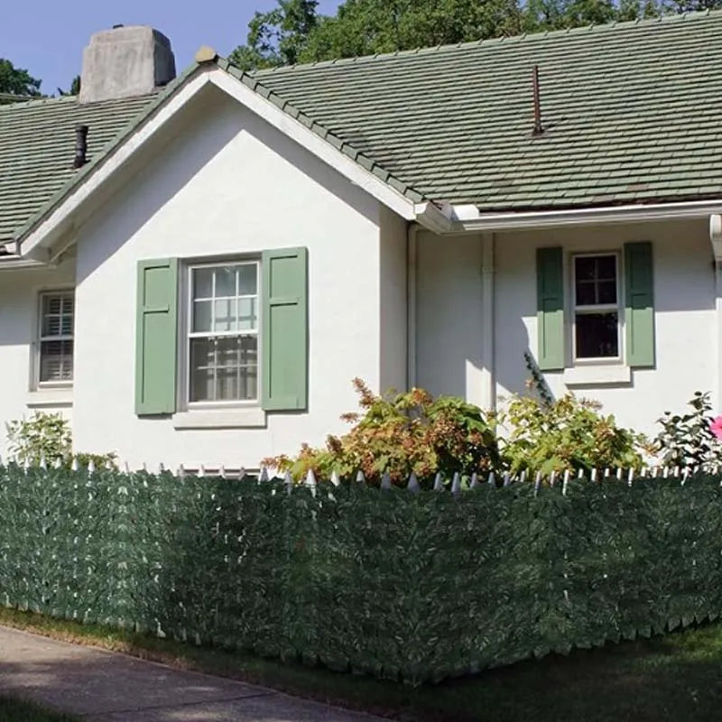 Artificial Ivy & Flower Privacy Screen – Outdoor Patio & Balcony Decor