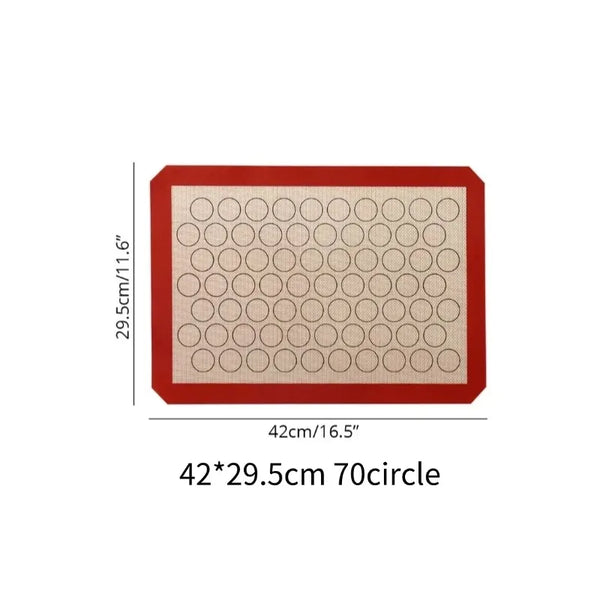 Baking Mat-Silicone Kneading Pad Dough Mat Pizza Cake Dough Maker Kitchen Cooking Grill Non-Stick Gadgets Bakeware Pastry Mat