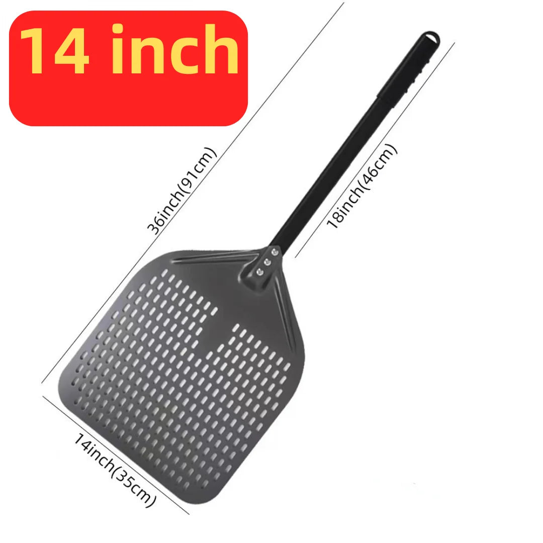 Home Kitchen: Pizza Shovel: Big Perforated Shovel Paddle - Multiple Sizes from 10 to 16 Inch