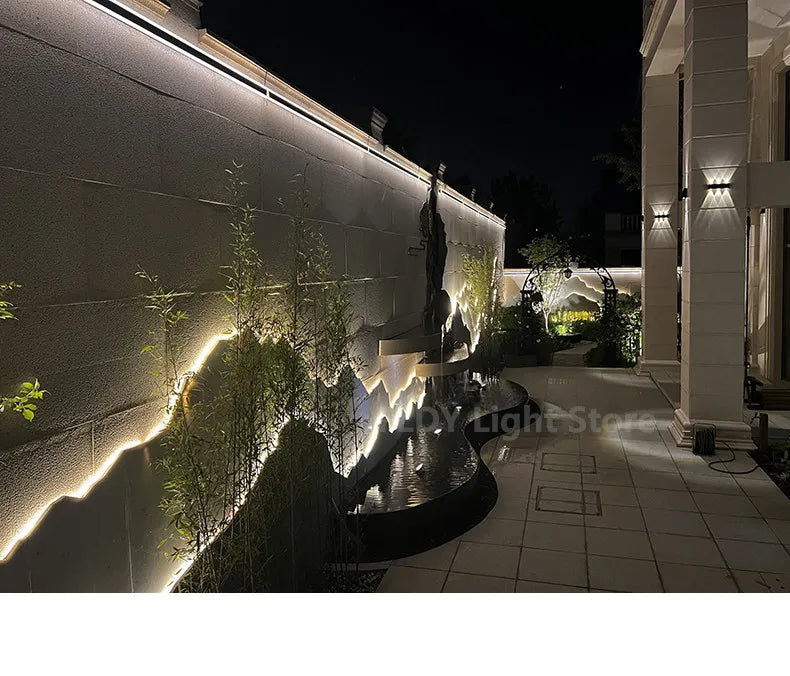 LED Outdoor Wall Light – Modern Weatherproof IP65 Fixture for Staircase, Patio & Entryways