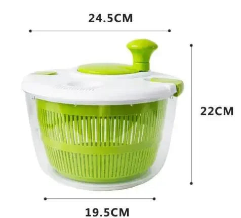 Home Kitchen: Spinner: Multifunction Manual Salad Spinner Dryer - Vegetable & Fruit Food Dehydrator