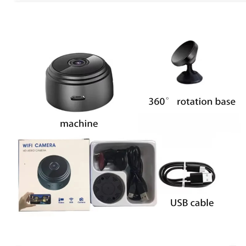 WiFi Camera – Mini Xiaomi A9 - 1080P HD Wireless Security Monitor with Night Vision & Remote Access