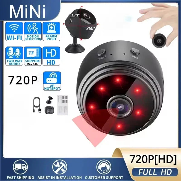 Wireless-WiFi Camera, A9 Mini Video Recorder, Security Monitoring, Intelligent Home Security